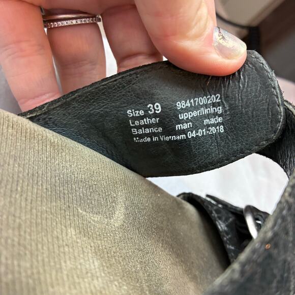 Dansko Sophie Slide Leather Slip On Sandals Women 39 8.5-9 Sparkle Buckle Cobweb - Picture 5 of 12